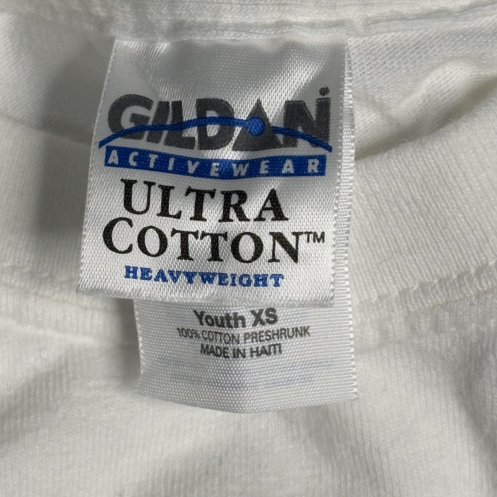 Gildan Ultra Cotton Youth XS White Jungle Rapids Kids TShirt