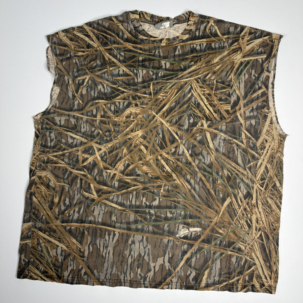 Men's cut-off Gorpcore Camouflage tshirt