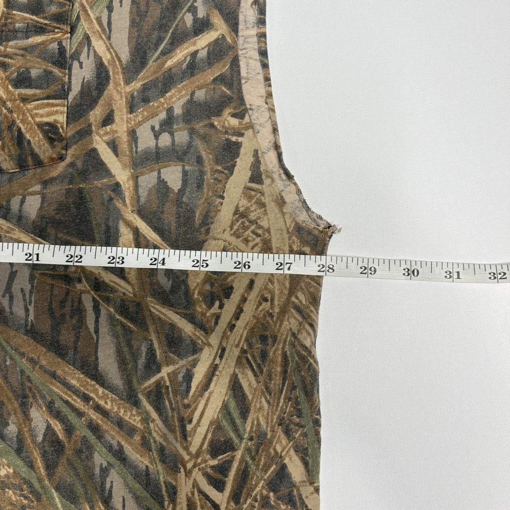 Men's cut-off Gorpcore Camouflage tshirt