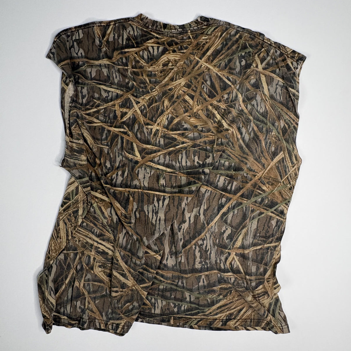 Men's cut-off Gorpcore Camouflage tshirt