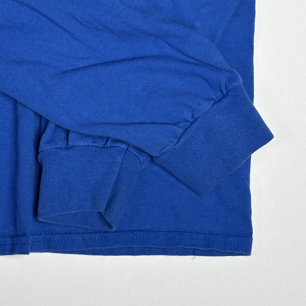 Gildan Ultra Cotton Raiders Long Sleeve Shirt Blue L