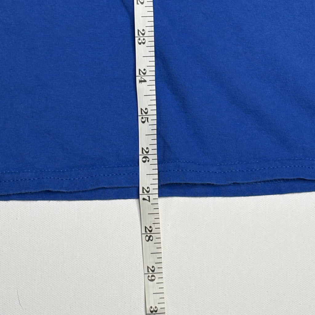 Gildan Ultra Cotton Raiders Long Sleeve Shirt Blue L