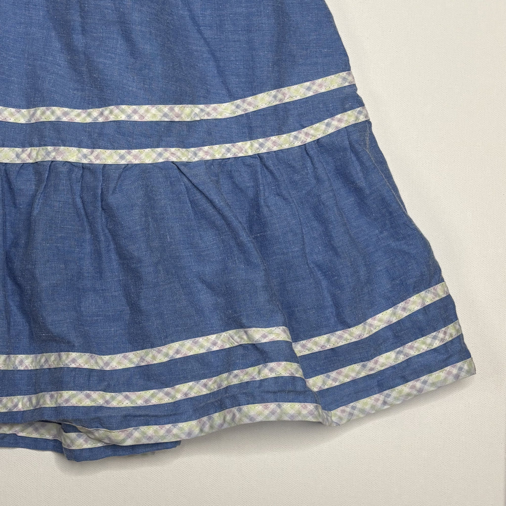 National Blue Ric Rac Patio House Dress Womens 1X