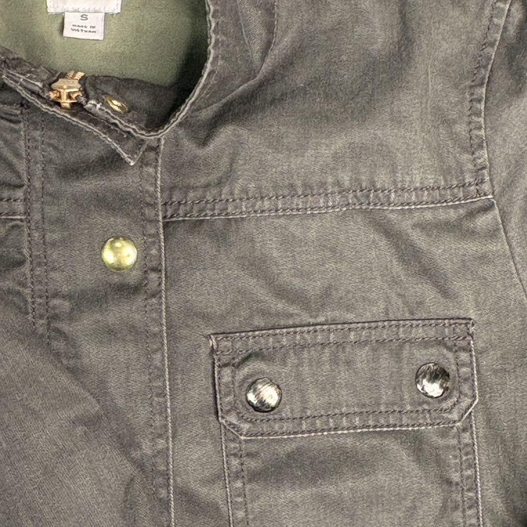 JCrew Womens Dark Gray Utility Field Jacket Size Small