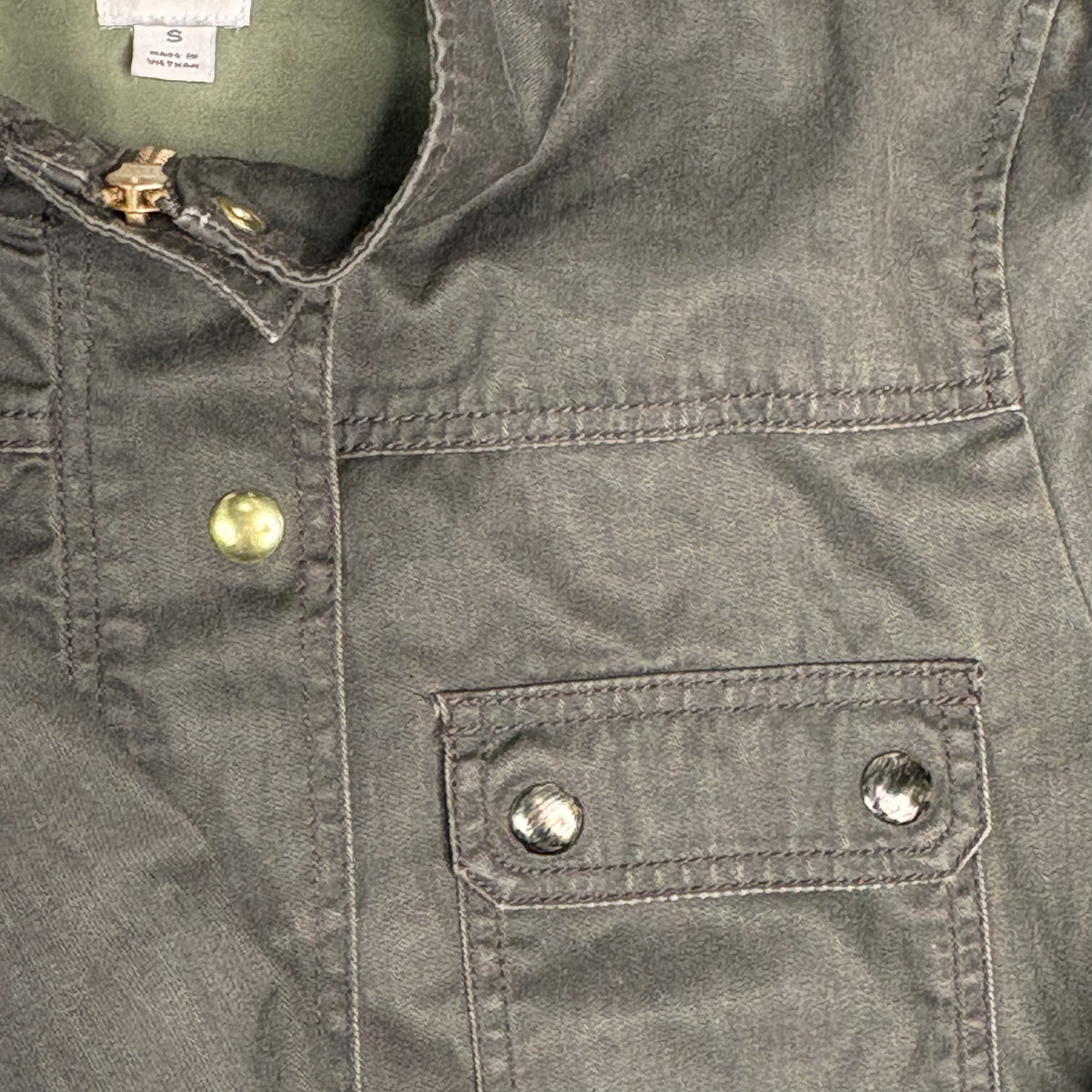 JCrew Womens Dark Gray Utility Field Jacket Size Small