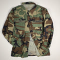 VTG USMC Woodland Camo BDU Field Jacket Large Regular