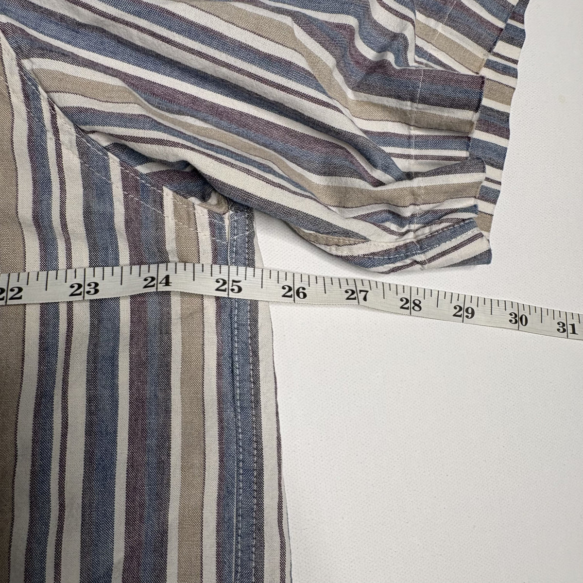 Carhartt Men's Short Sleeve Button-Up Striped Shirt