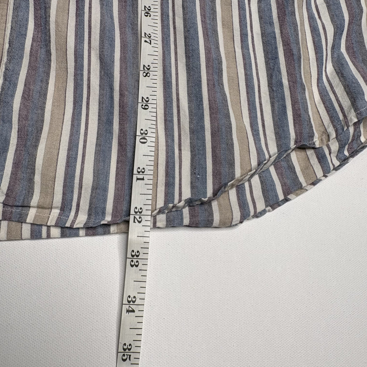 Carhartt Men's Short Sleeve Button-Up Striped Shirt