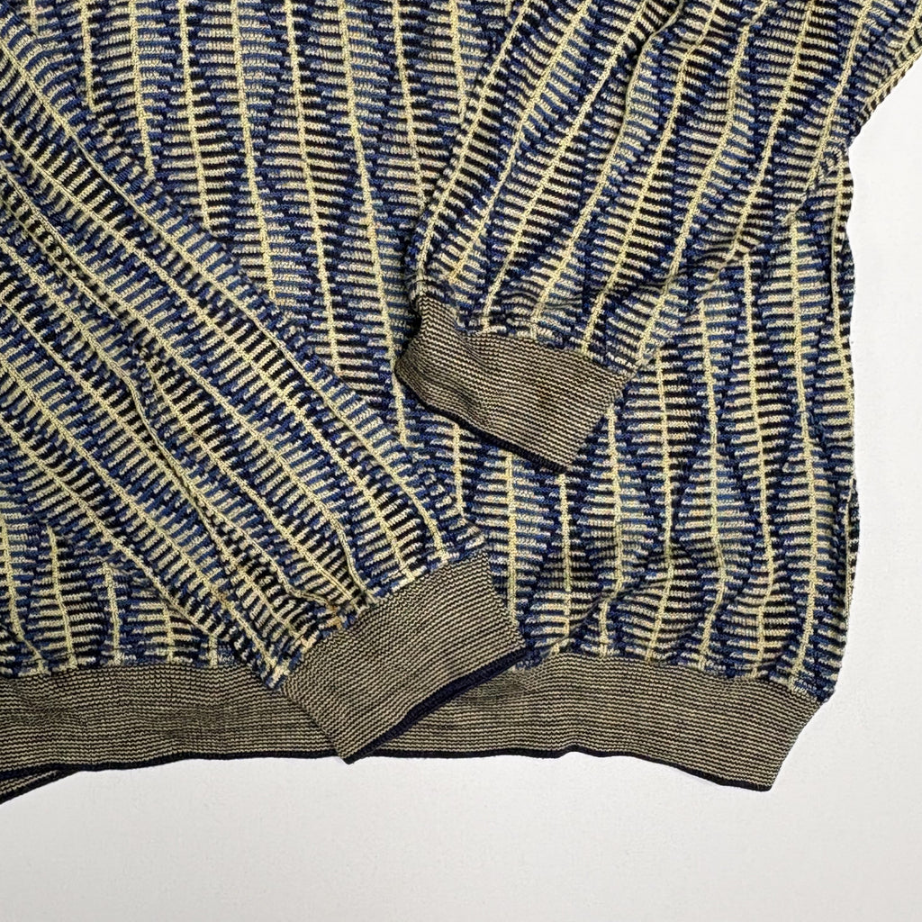 Vintage Tundra 3D Knit Coogi Style Sweater Mens