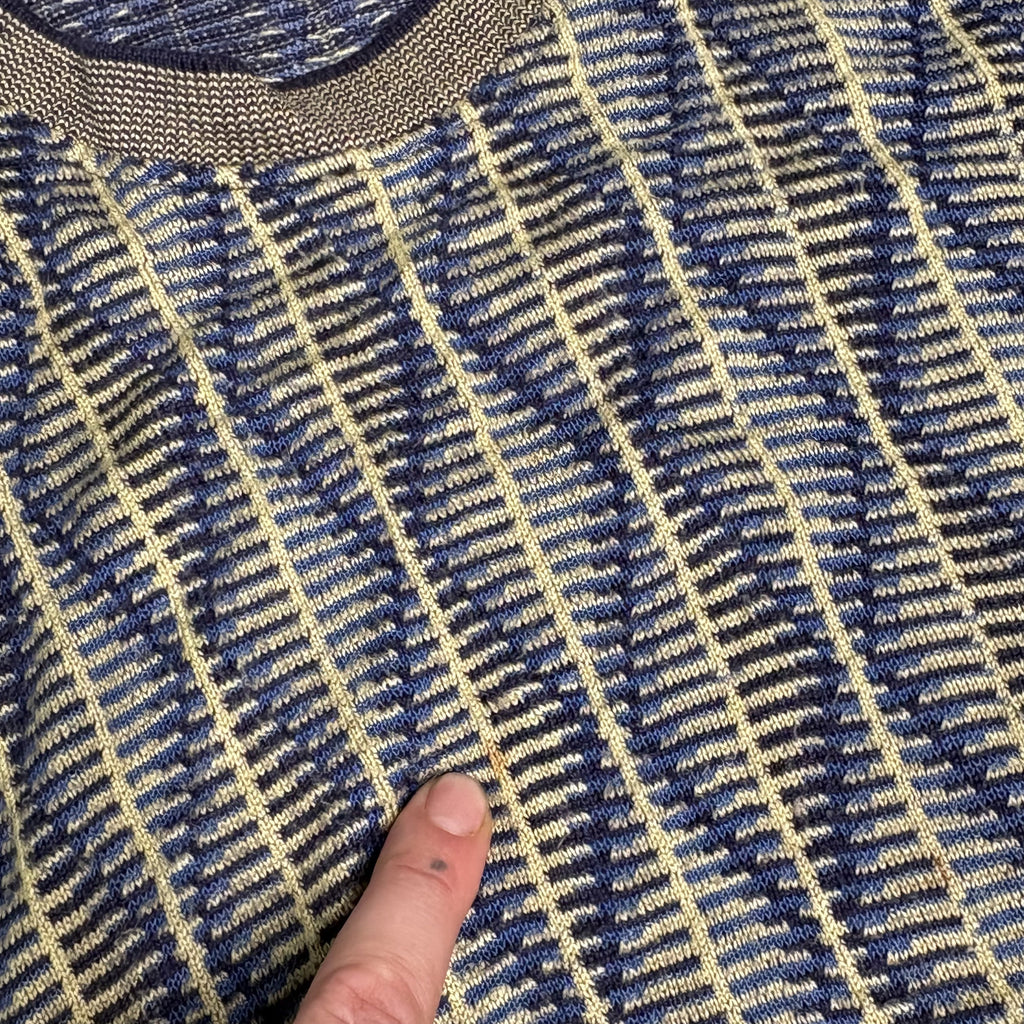 Vintage Tundra 3D Knit Coogi Style Sweater Mens