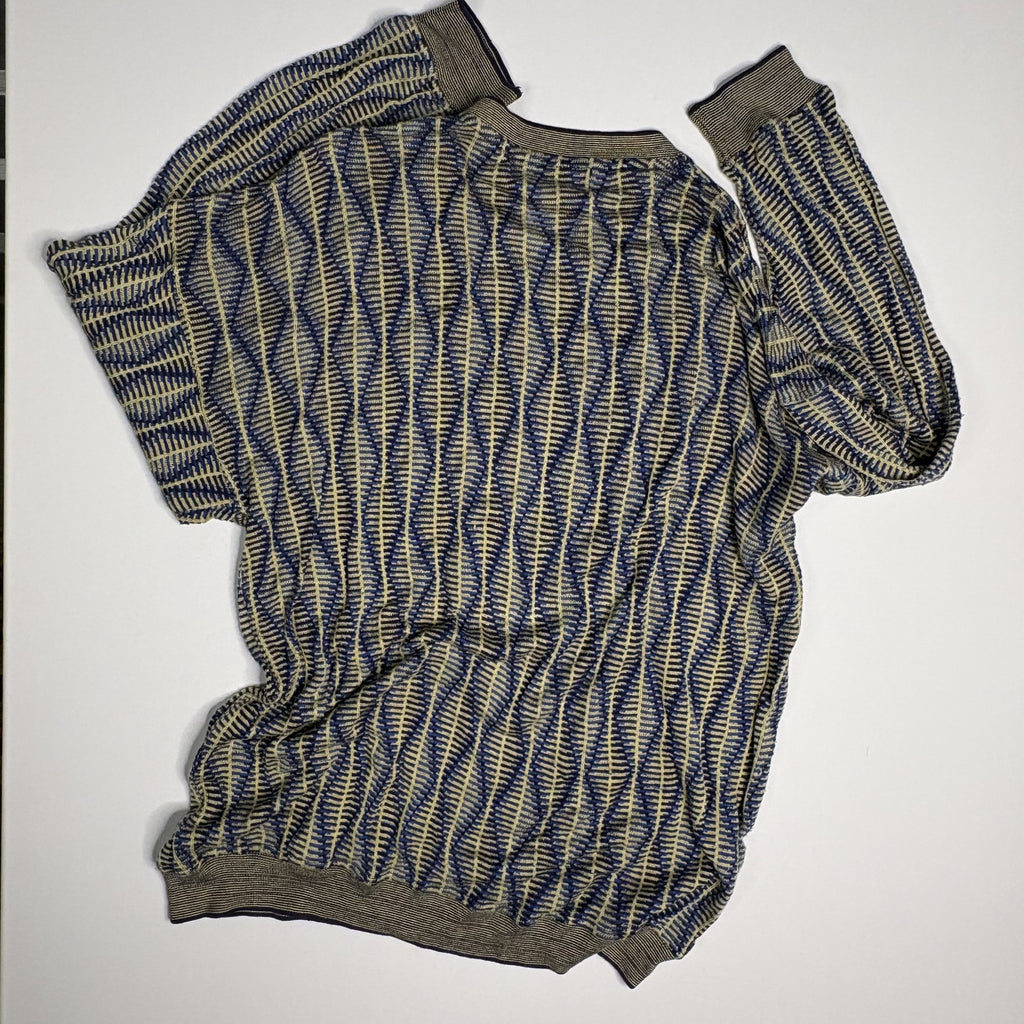 Vintage Tundra 3D Knit Coogi Style Sweater Mens