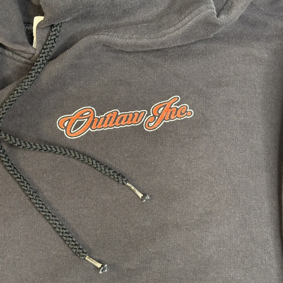 Hanes EcoSmart Custom Graphic Hoodie XL Y2K Streetwear Gray