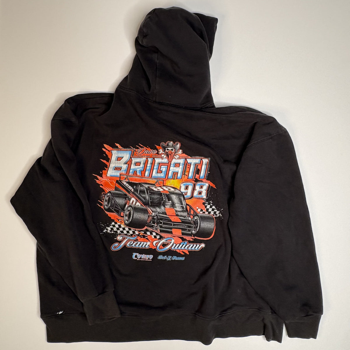 Hanes EcoSmart Custom Graphic Hoodie XL Y2K Streetwear Gray
