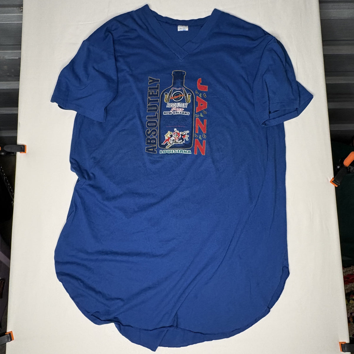 Vintage Absolutely Jazz Graphic Tee Shirt Made in Alabama