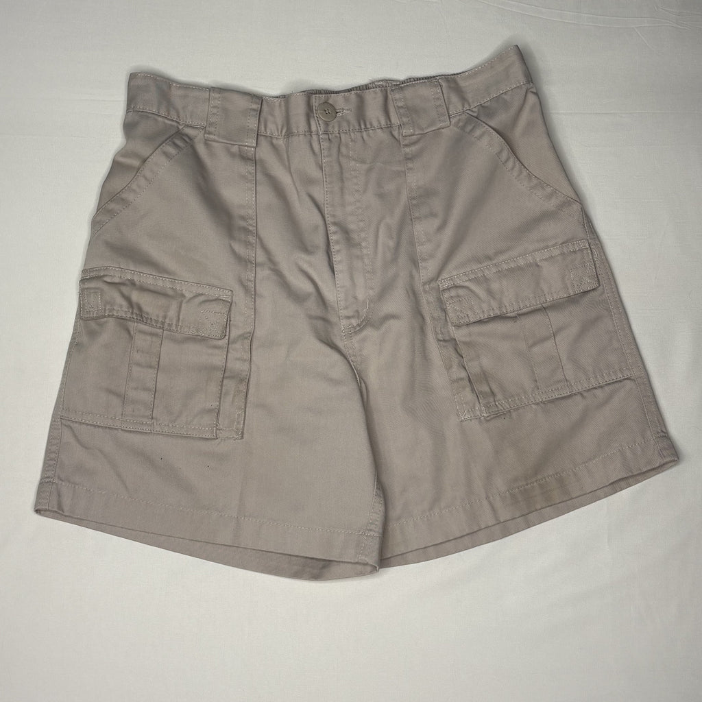 Weekender Cargo Shorts Elastic Waist Khaki Tan Mens Size 36