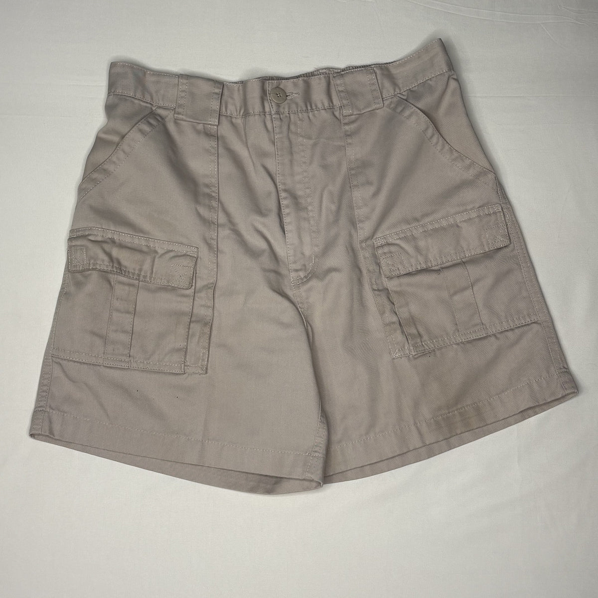 Weekender Cargo Shorts Elastic Waist Khaki Tan Mens Size 36