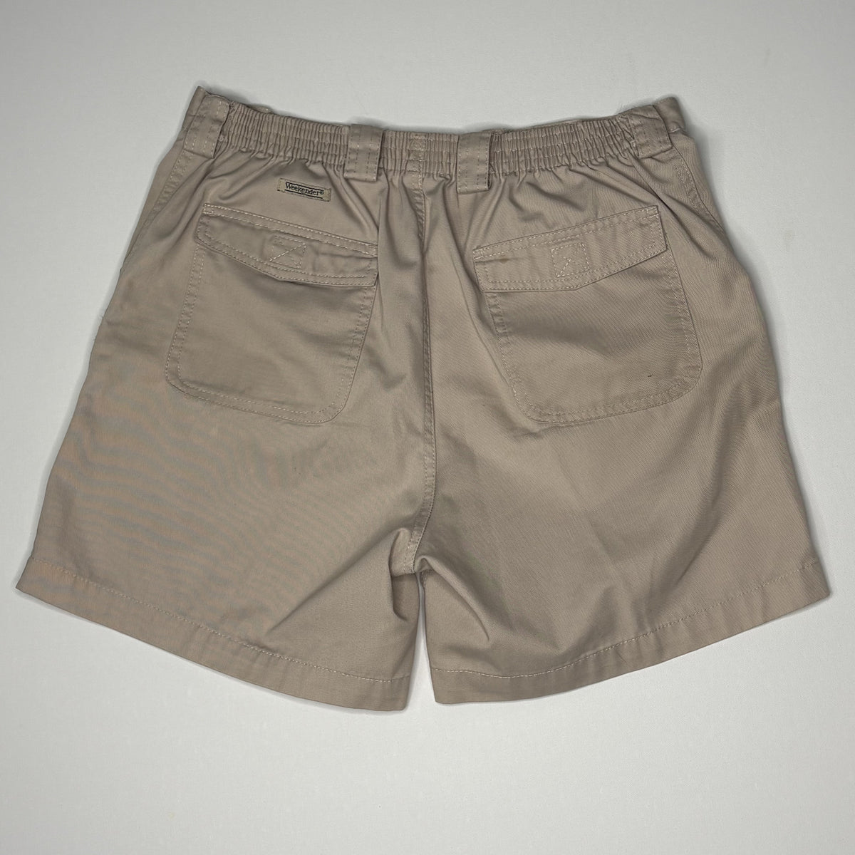 Weekender Cargo Shorts Elastic Waist Khaki Tan Mens Size 36