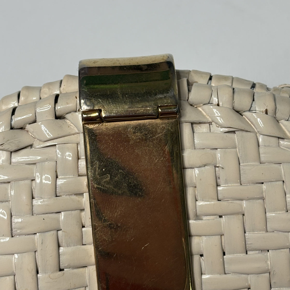 Vintage RODO Italy Woven Straw Wicker Clutch Evening Bag