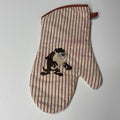 Vintage 1994 Looney Tunes Taz Striped Cotton Oven Mitt Potholder