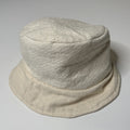Textured Neutral Bucket Hat Cream Off White Casual Sun Hat