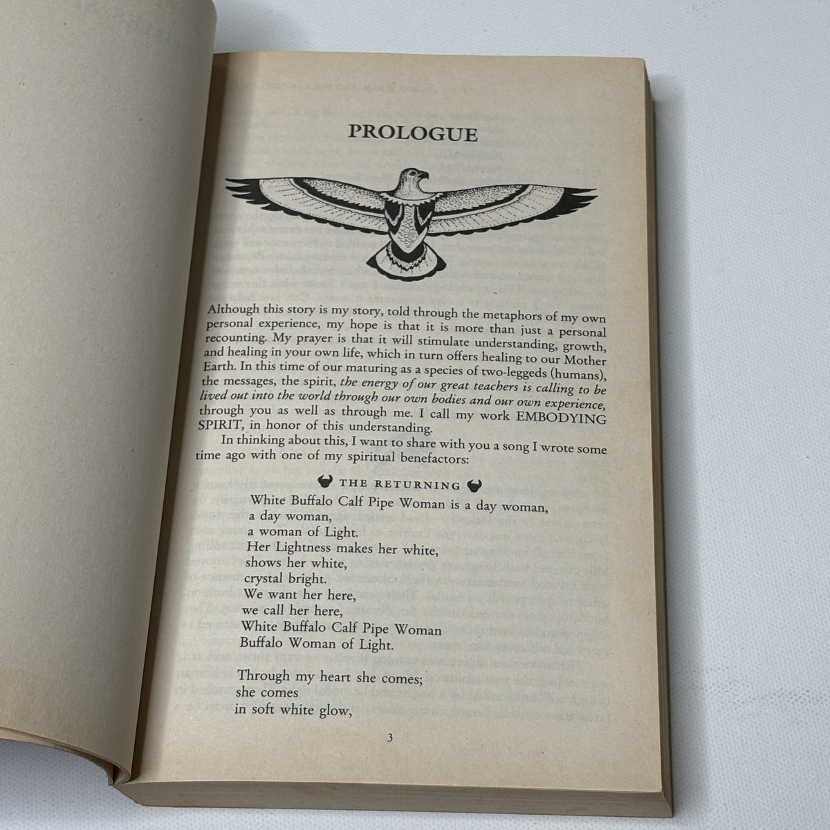 Buffalo Woman Comes Singing by Brooke Medicine Eagle - First Edition 1991