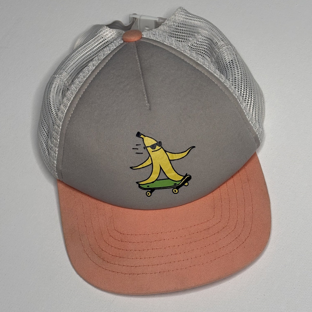 Old Navy One Size Adjustable Trucker Hat with Skateboarding