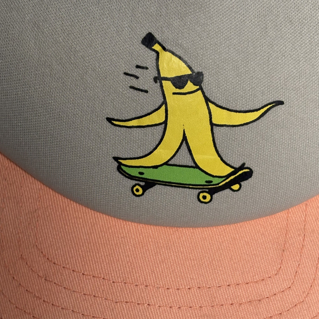 Old Navy One Size Adjustable Trucker Hat with Skateboarding
