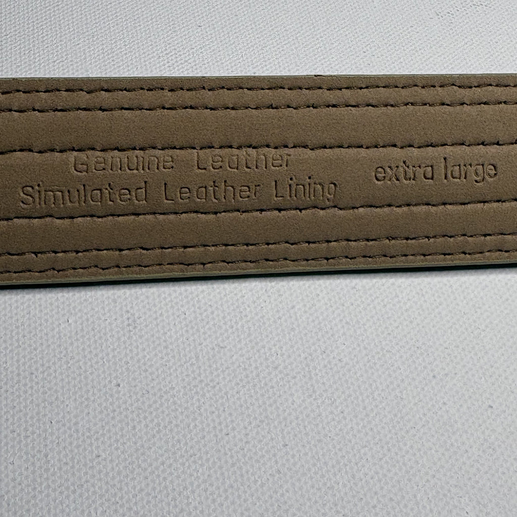 Calvin Klein Leather Belt Silver Buckle