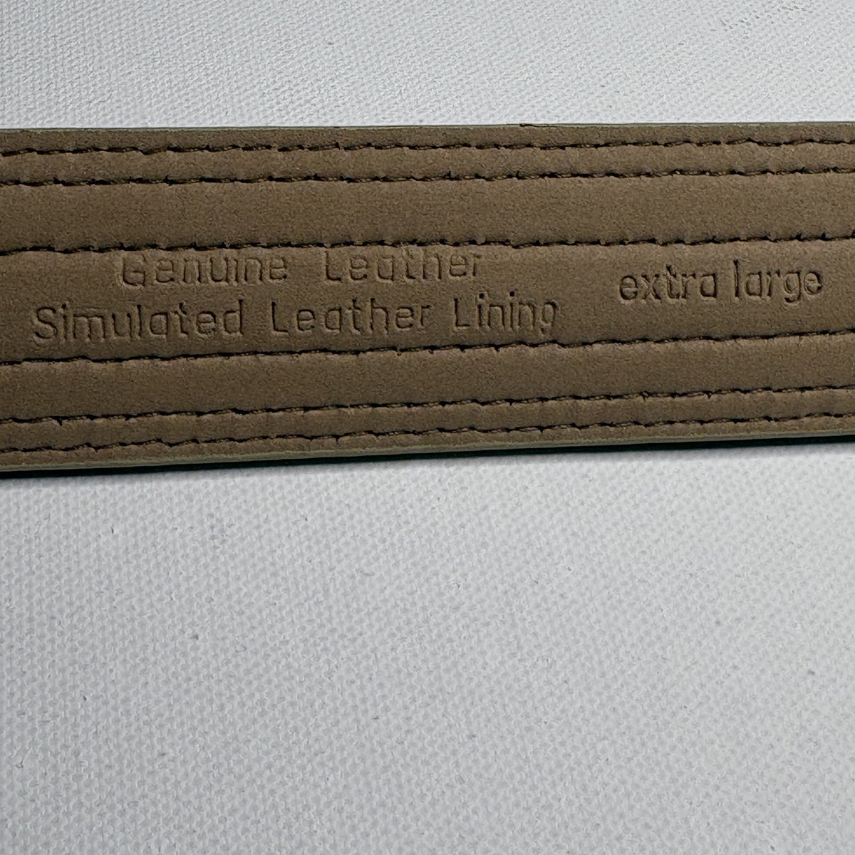 Calvin Klein Leather Belt Silver Buckle