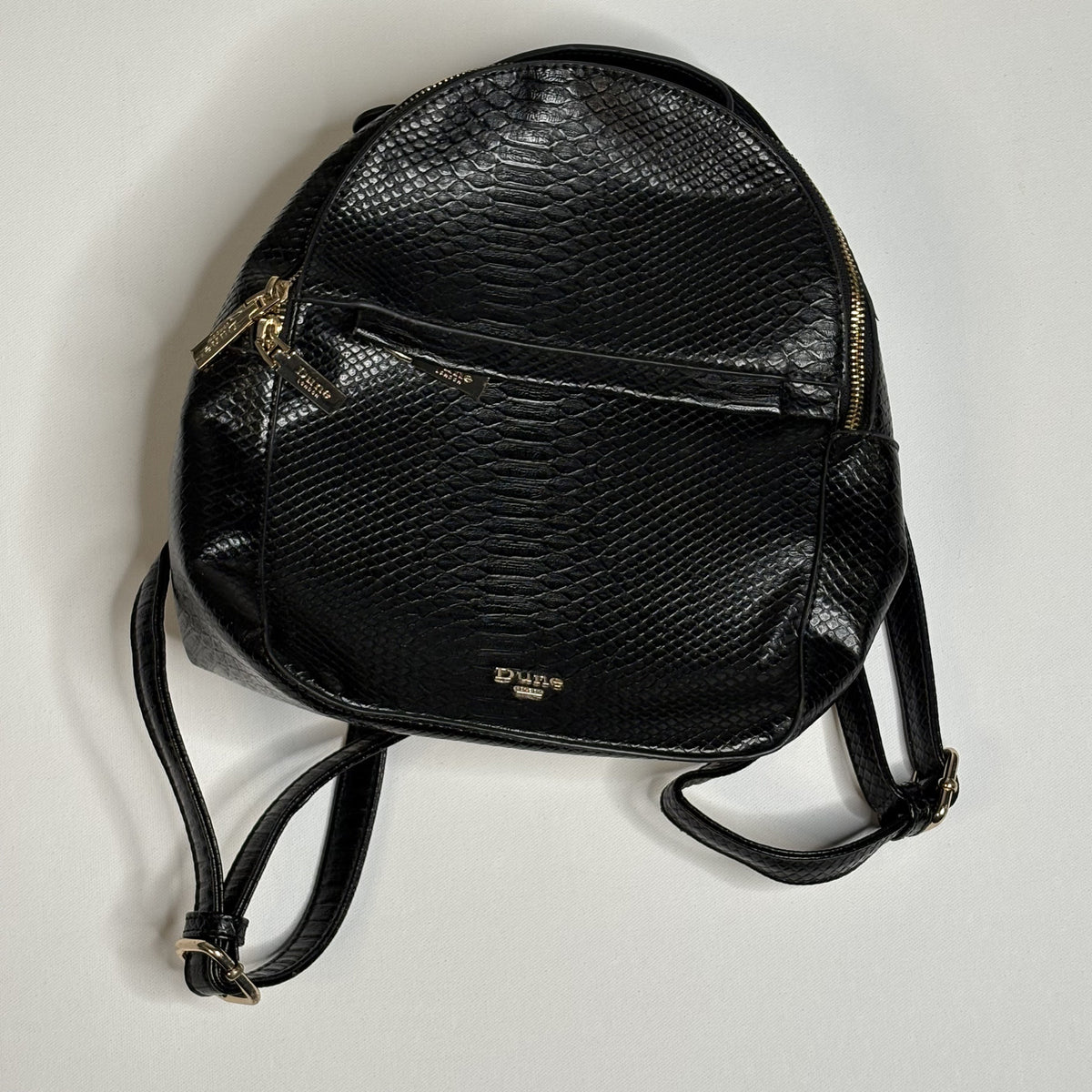 Dune London Textured Leather Mini Backpack