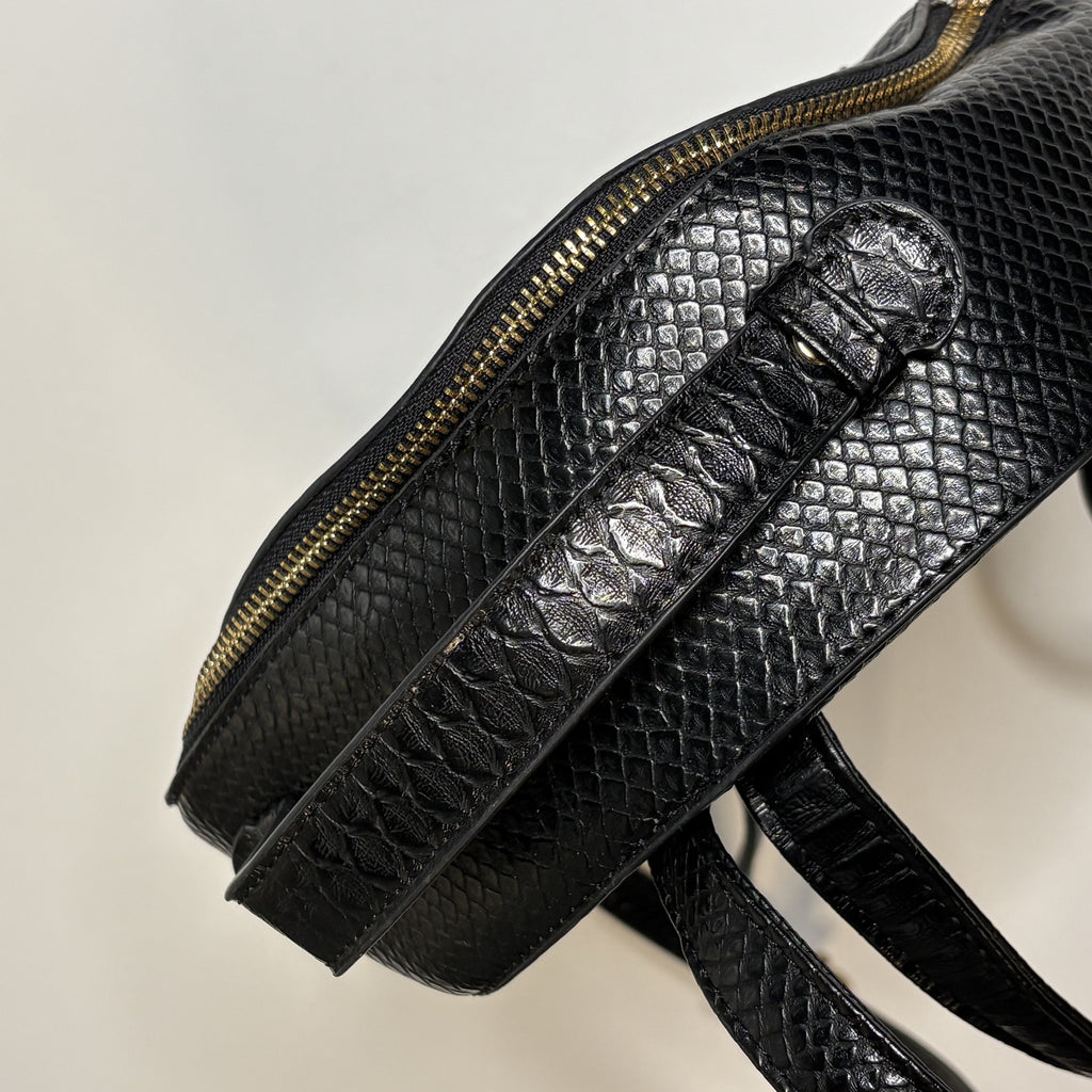 Dune London Textured Leather Mini Backpack