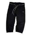 Jiujiteiro Black Nylon Drawstring Cargo Track Pants Mens