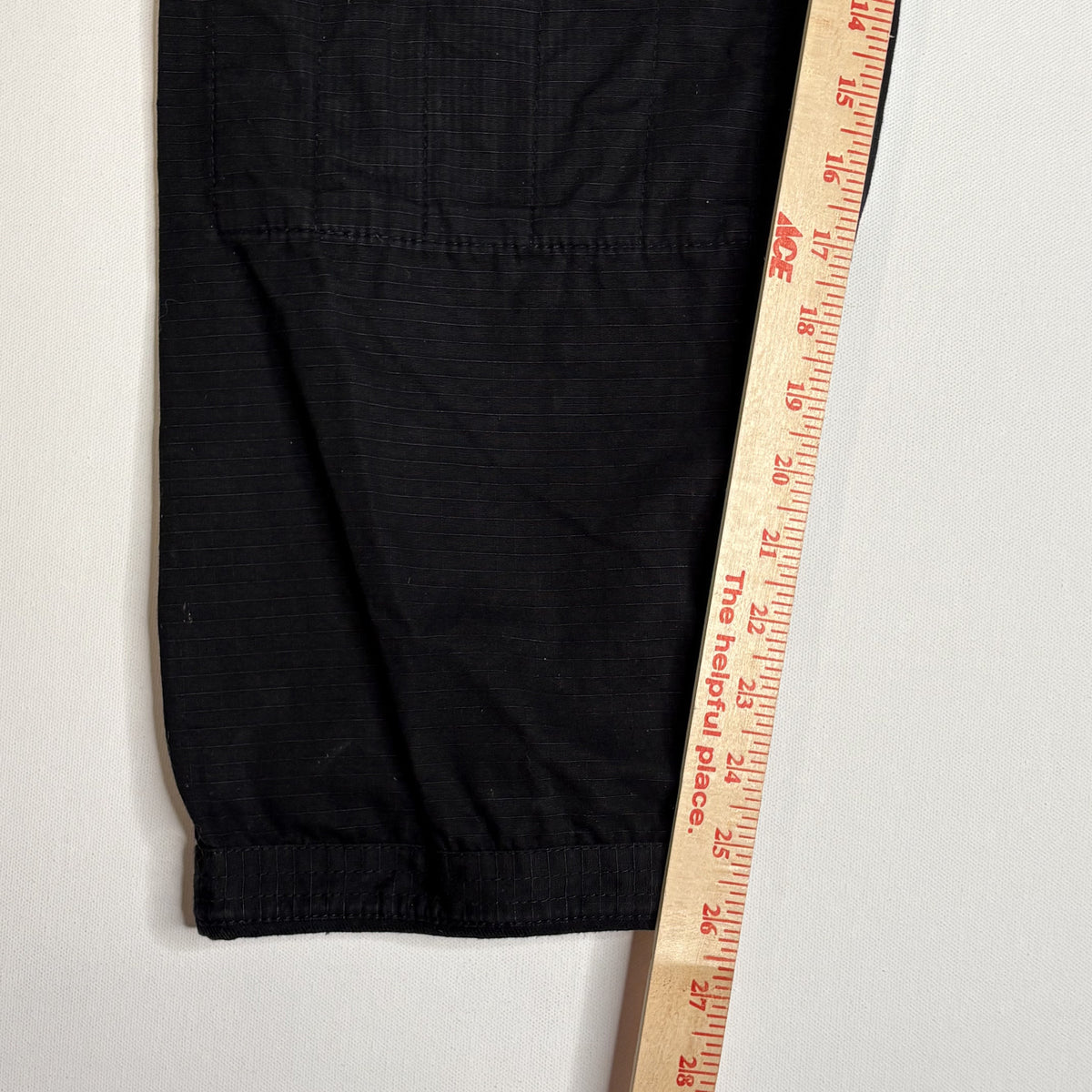 Jiujiteiro Black Nylon Drawstring Cargo Track Pants Mens
