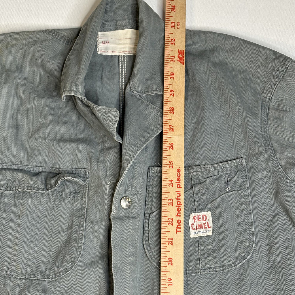 Vintage Red Camel Long Sleeve Cotton Boiler Suit