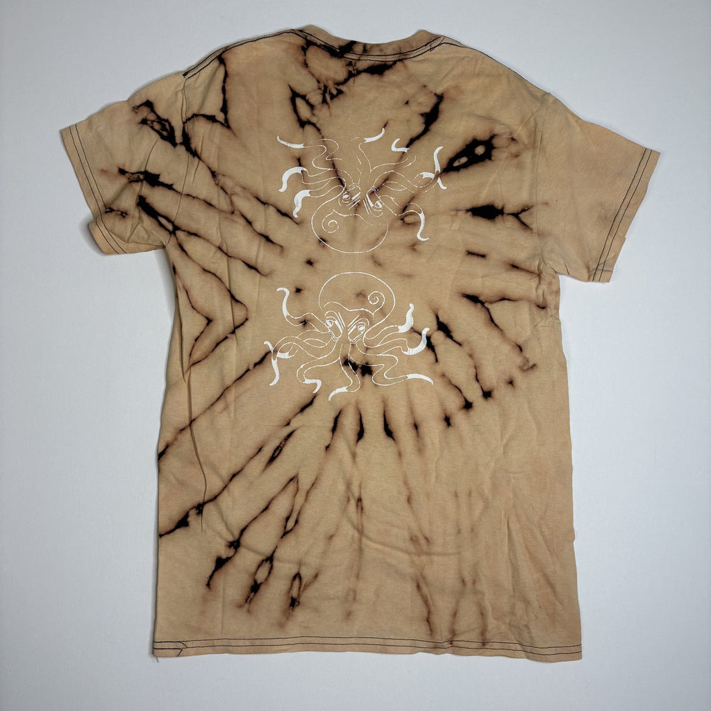 Indie Bleach Dye Sun & Octopus Graphic Tee