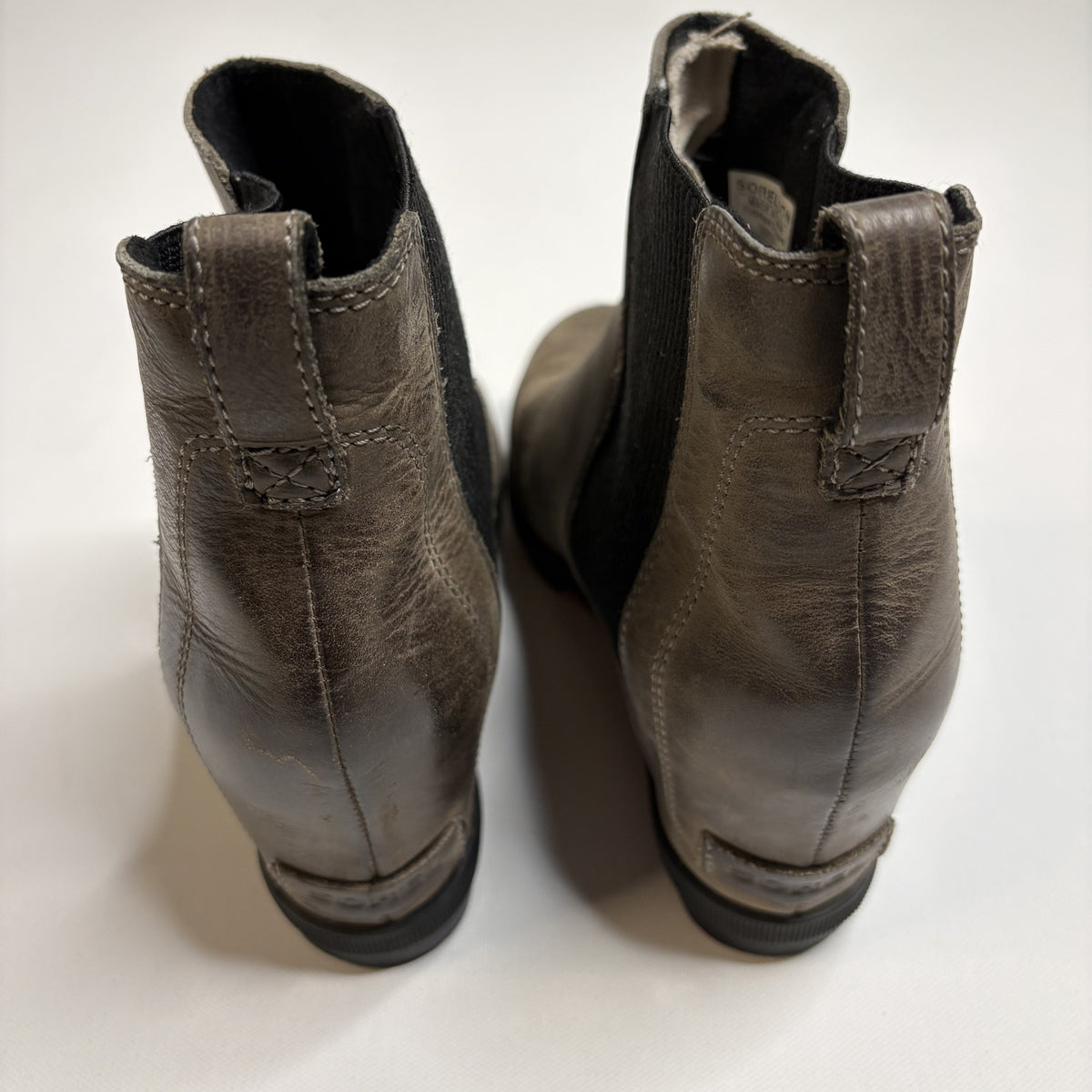 Sorel Waterproof Leather Ankle Booties Brown Women Size 8.5
