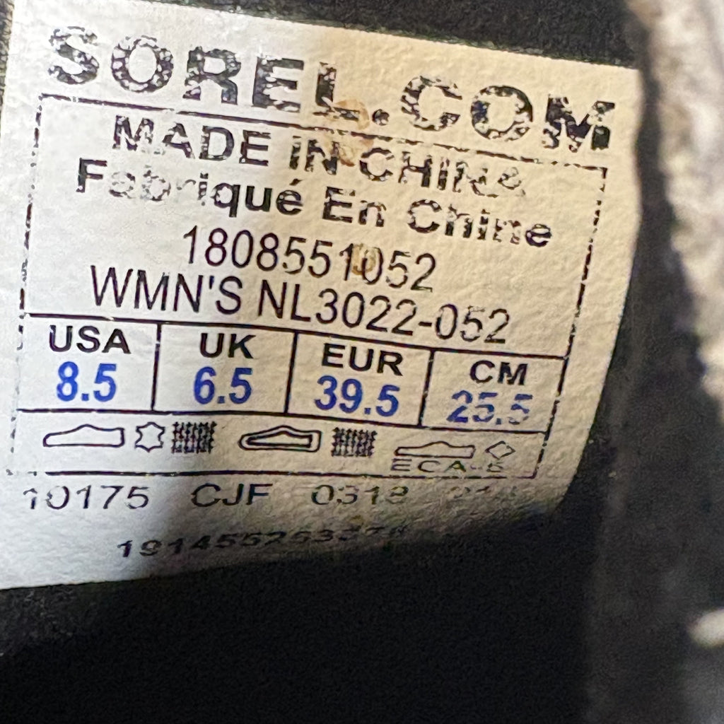 Sorel Waterproof Leather Ankle Booties Brown Women Size 8.5
