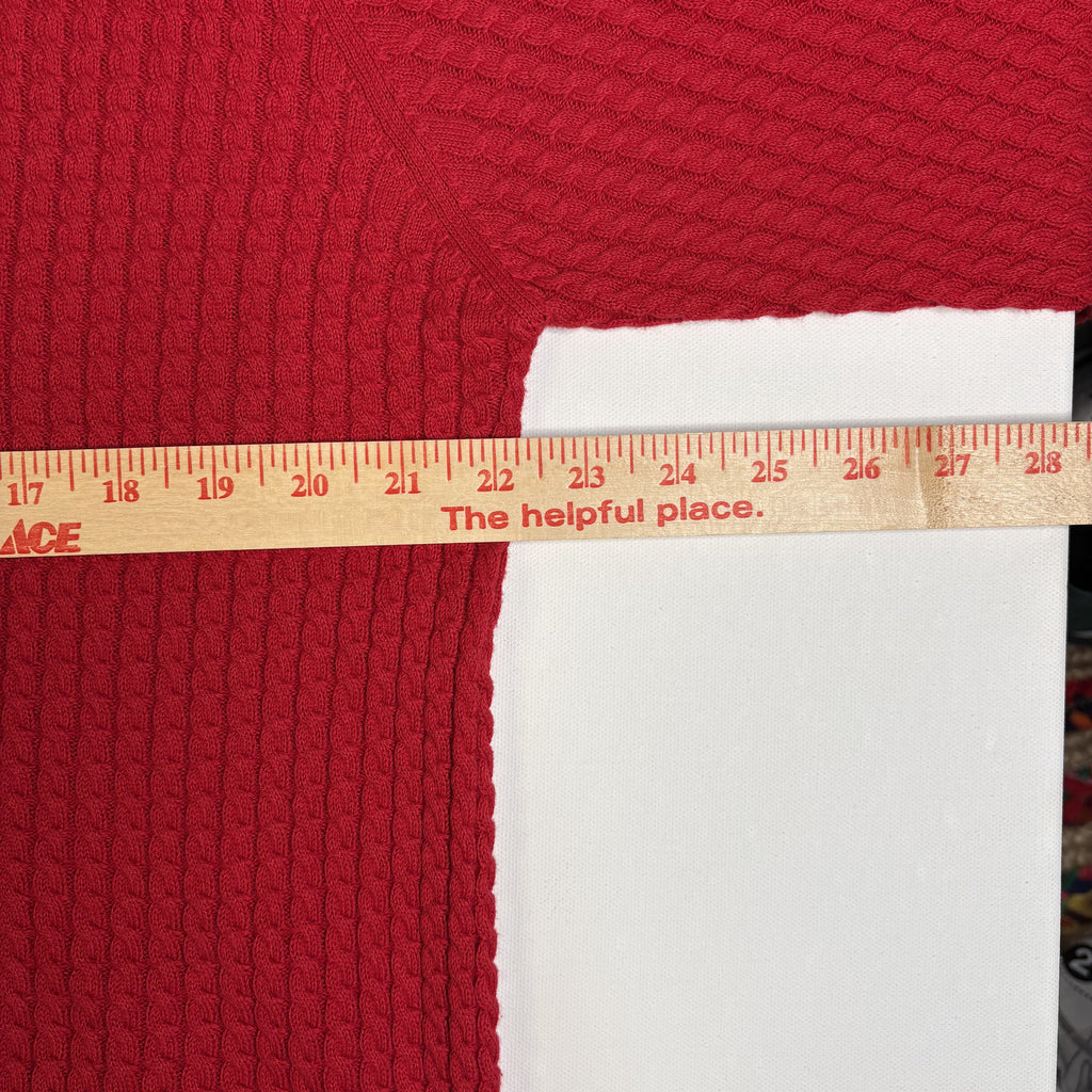 Vintage Pendleton Red V-Neck Sweater Mens - 100% Cotton