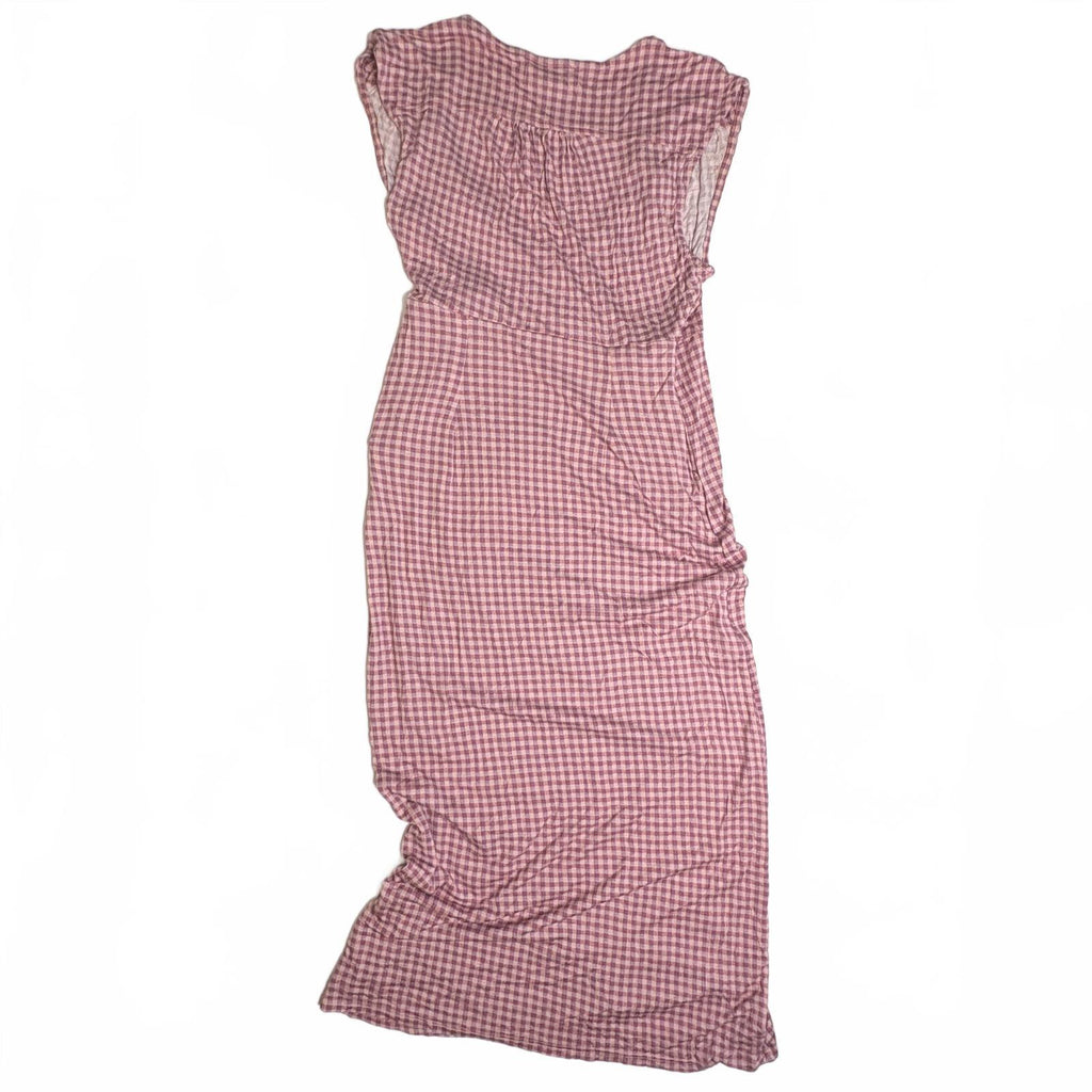 Urban Outfitters Plaid Wrap Mini Dress XS Pink Check V-Neck