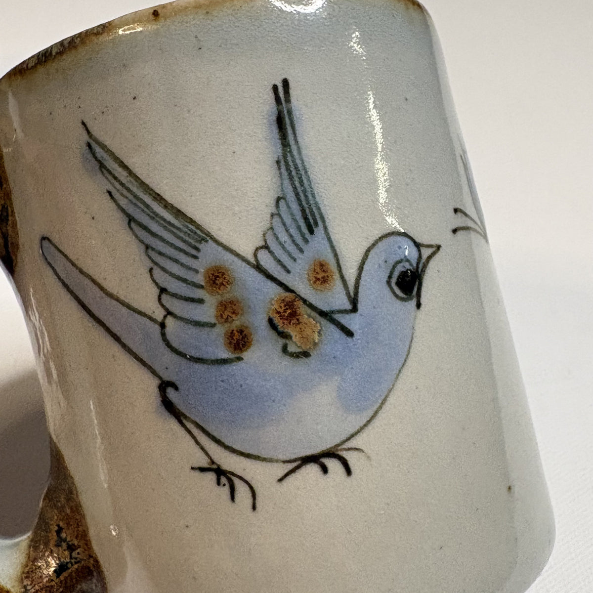 Vintage Ken Edwards El Palomar Mexico Tonala Mug Set of 2