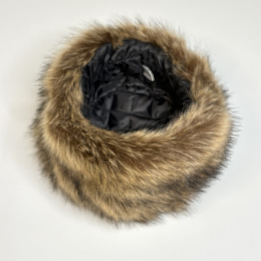 Soul Young Faux Fur Cossack Russian Hat Brown Fluffy