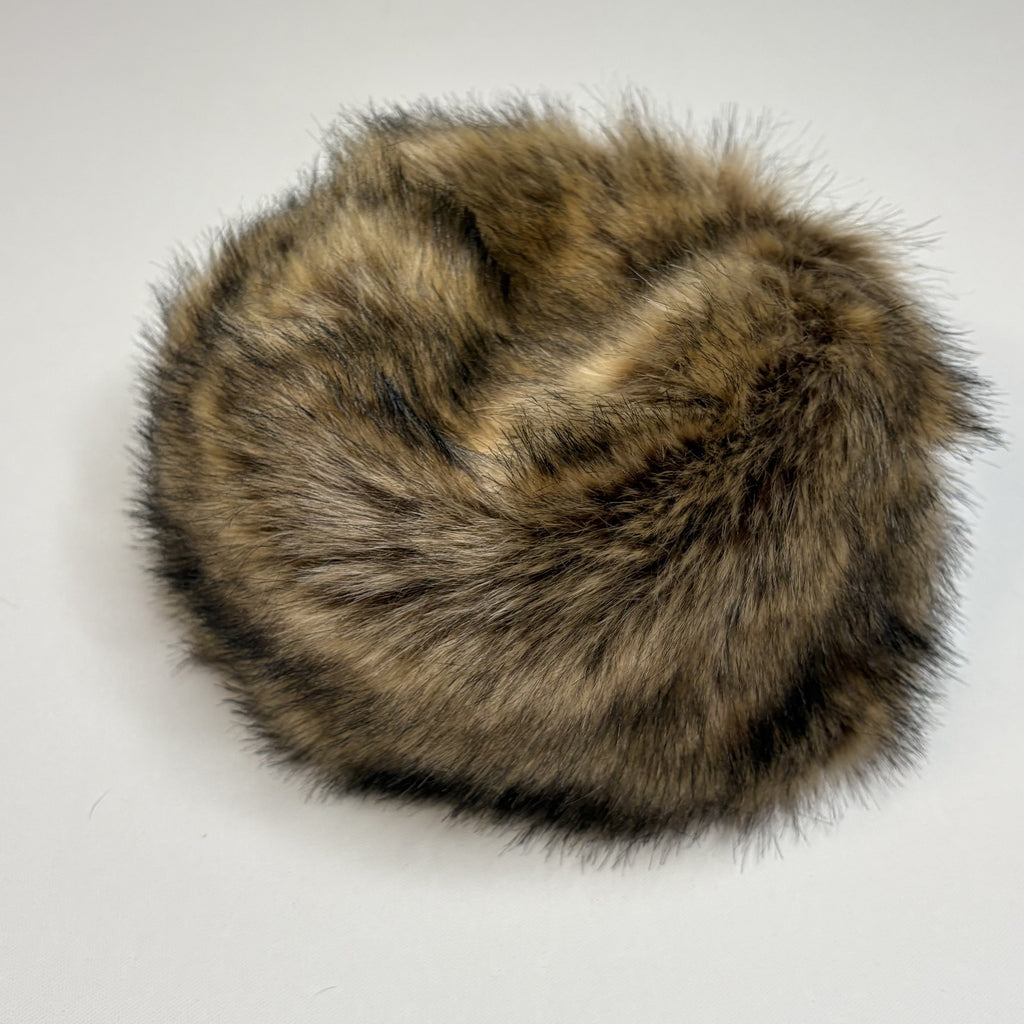 Soul Young Faux Fur Cossack Russian Hat Brown Fluffy