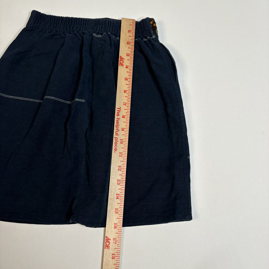 Vintage Kids Guatemalan Hand Woven Vest Skirt Set Cotton