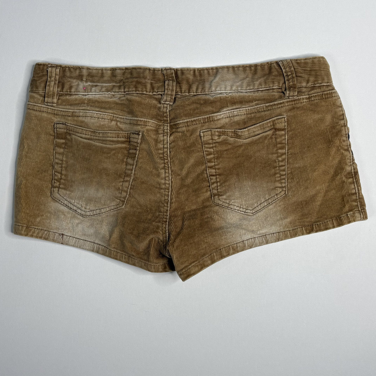 Vintage Y2K Truce Brown Corduroy Low Rise Shorts 13