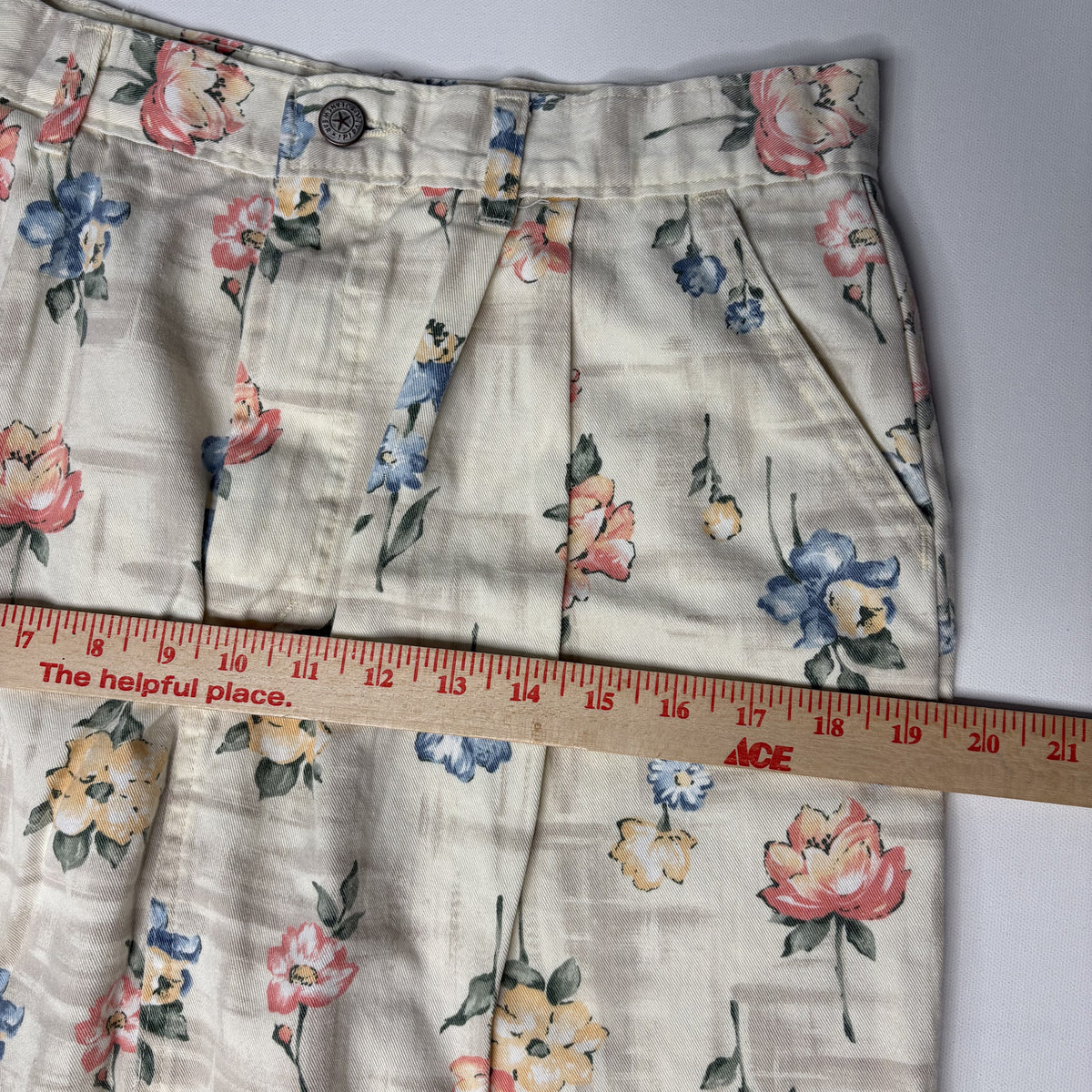 Vintage Vivaldi Floral 2 Piece Midi Skirt Set Size Large
