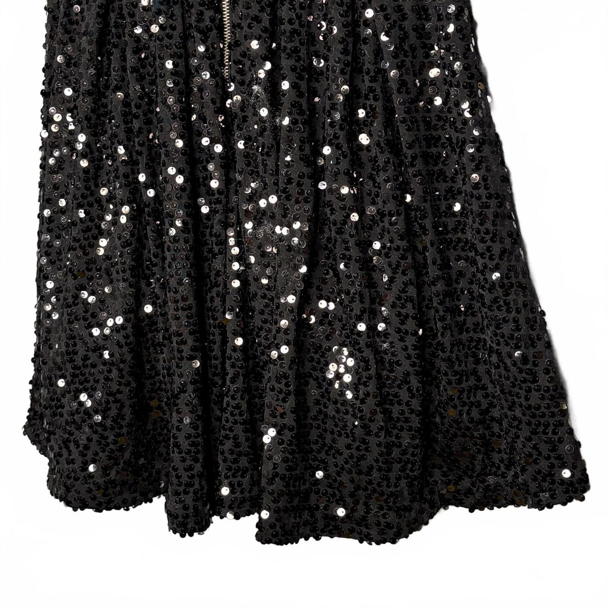 Vintage dELiA*s Y2K Black Sequin Mini Dress Size M
