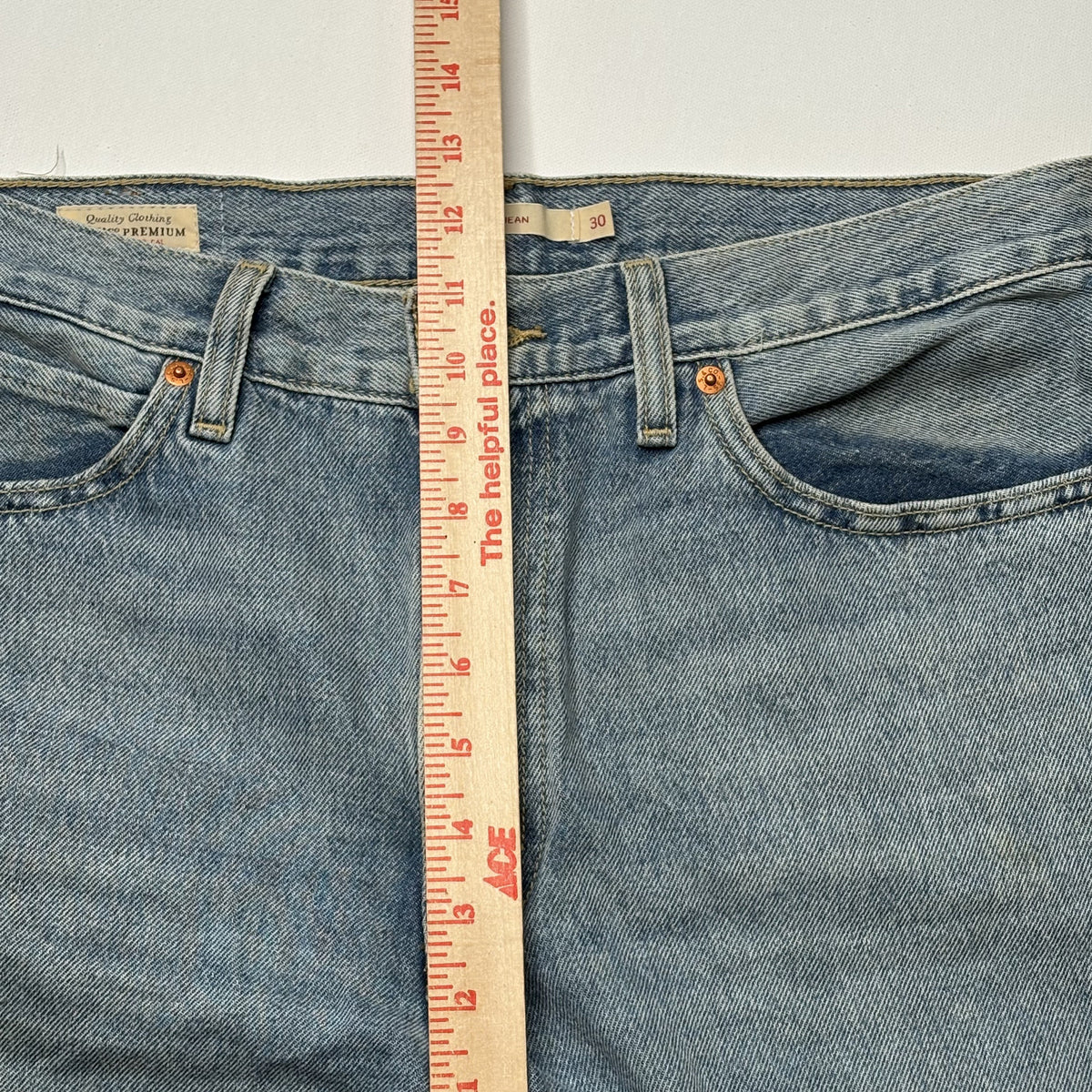 Vintage Levi’s 501 Cutoff Denim Shorts Light Wash