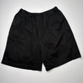 Vintage Route 66 Black Elastic Waist Shorts Medium