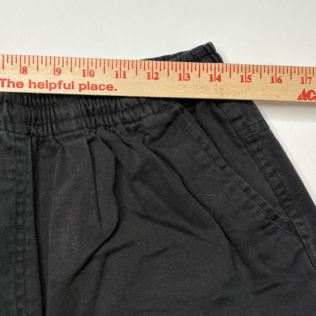 Vintage Route 66 Black Elastic Waist Shorts Medium