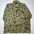 Vintage Caliber Duck Camo Button Up Shirt Jacket Large